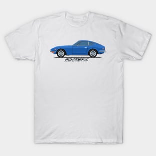 240z Fairlady classic sport coupe side blue T-Shirt